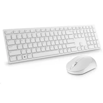 Dell Pro Wireless Keyboard and Mouse - KM5221W - US International (QWERTY) - White Dell Pro Wireless Keyboard and Mouse - KM5221W - US International (QWERTY) - White