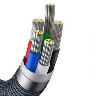 Baseus Crystal Shine Series nabíjecí, datový kabel USB-C Lightning 20W 1, 2m, černá Baseus Crystal Shine Series nabíjecí, datový kabel USB-C Lightning 20W 1, 2m, černá