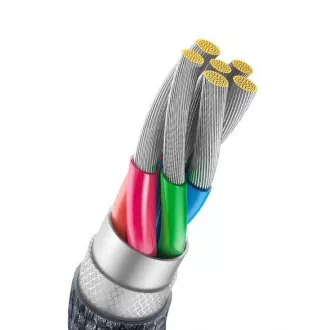 Baseus Crystal Shine Series nabíjecí / datový kabel USB-A / USB-C 100W 1, 2m, černá Baseus Crystal Shine Series nabíjecí / datový kabel USB-A / USB-C 100W 1, 2m, černá
