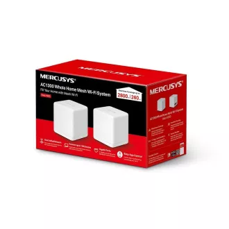 MERCUSYS Halo H30G(2-pack) Aginet WiFi5 Mesh (AC1300, 2, 4GHz/5GHz, 2xGbELAN/WAN) MERCUSYS Halo H30G(2-pack) Aginet WiFi5 Mesh (AC1300, 2, 4GHz/5GHz, 2xGbELAN/WAN)
