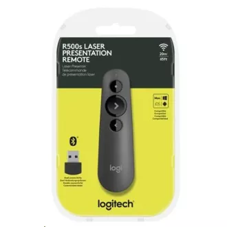 Logitech Wireless Presenter R500s Graphite, bezdrátový prezentér Logitech Wireless Presenter R500s Graphite, bezdrátový prezentér