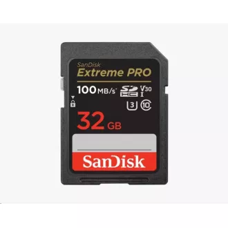 SanDisk SDHC karta 32GB Extreme PRO (100 MB/s Class 10, UHS-I U3 V30) SanDisk SDHC karta 32GB Extreme PRO (100 MB/s Class 10, UHS-I U3 V30)