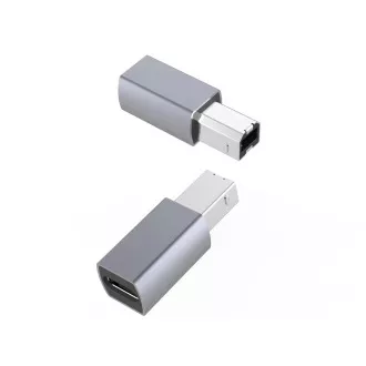PremiumCord USB redukce USB C - USB2.0 B (F/M) PremiumCord USB redukce USB C - USB2.0 B (F/M)