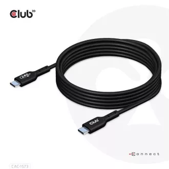Club3D kabel USB-C, Oboustranný USB-IF Certifikovaný data kabel, Data 480Mb, PD 240W(48V/5A) EPR M/M 2m Club3D kabel USB-C, Oboustranný USB-IF Certifikovaný data kabel, Data 480Mb, PD 240W(48V/5A) EPR M/M 2m