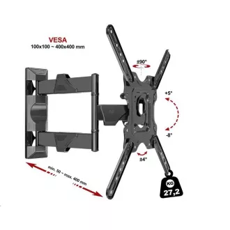 Fiber Mounts DF400 - vynikající kloubový držák na televizory Fiber Mounts DF400 - vynikající kloubový držák na televizory