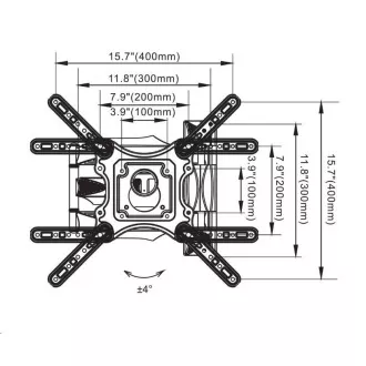 Fiber Mounts DF400 - vynikající kloubový držák na televizory Fiber Mounts DF400 - vynikající kloubový držák na televizory