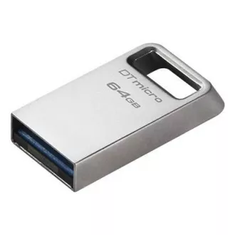 Kingston Flash Disk 64GB DataTraveler Micro 200MB/s Metal USB 3.2 Gen 1 Kingston Flash Disk 64GB DataTraveler Micro 200MB/s Metal USB 3.2 Gen 1