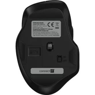 CONNECT IT Dual SmartSwitch bezdrátová myš, USB-A + C (+1x AA baterie zdarma), šedá CONNECT IT Dual SmartSwitch bezdrátová myš, USB-A + C (+1x AA baterie zdarma), šedá