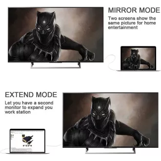 PremiumCord kabel s HDMI na VGA převodníkem, 2m PremiumCord kabel s HDMI na VGA převodníkem, 2m