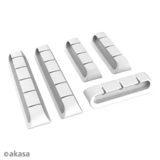 AKASA držák kabelů Cable Cord Holder White, bílá AKASA držák kabelů Cable Cord Holder White, bílá