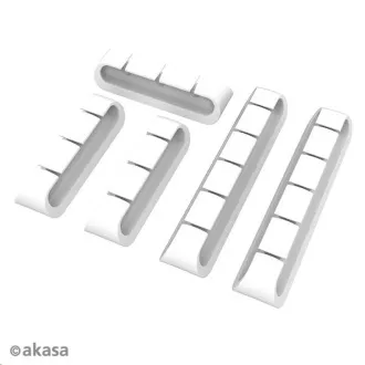 AKASA držák kabelů Cable Cord Holder White, bílá AKASA držák kabelů Cable Cord Holder White, bílá