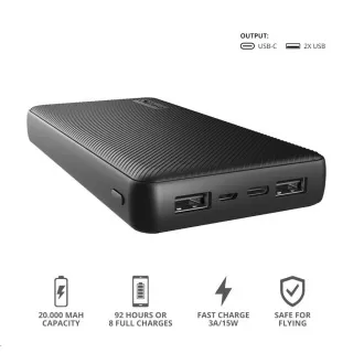TRUST powerbanka Primo Powerbank 20000 mAh ECO TRUST powerbanka Primo Powerbank 20000 mAh ECO