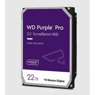 WD PURPLE PRO WD221PURP 22TB SATA/600 512MB cache, 265 MB/s, CMR WD PURPLE PRO WD221PURP 22TB SATA/600 512MB cache, 265 MB/s, CMR