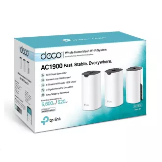 TP-Link Deco S7(3-pack) WiFi5 Mesh (AC1900, 2, 4GHz/5GHz, 3xGbELAN/WAN) TP-Link Deco S7(3-pack) WiFi5 Mesh (AC1900, 2, 4GHz/5GHz, 3xGbELAN/WAN)