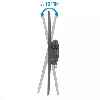MANHATTAN Nástěnný držák TV (37" - 70"), nakláněcí, černá