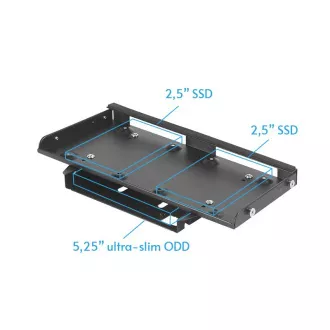 CHIEFTEC skříň Pro Cube Mini CN-01B-OP, ITX, Black, bez zdroje CHIEFTEC skříň Pro Cube Mini CN-01B-OP, ITX, Black, bez zdroje