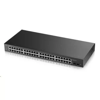 Zyxel GS1900-48 50-port Gigabit Web Smart switch, 48x gigabit RJ45, 2x SFP v2 Zyxel GS1900-48 50-port Gigabit Web Smart switch, 48x gigabit RJ45, 2x SFP v2
