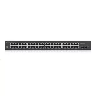 Zyxel GS1900-48 50-port Gigabit Web Smart switch, 48x gigabit RJ45, 2x SFP v2 Zyxel GS1900-48 50-port Gigabit Web Smart switch, 48x gigabit RJ45, 2x SFP v2