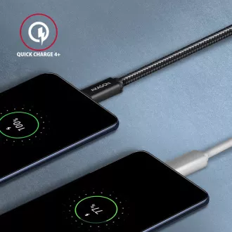 AXAGON BUCM3-CM30AB, SPEED kabel USB-C <-> USB-C, 3m, USB 3.2 Gen 1, PD 60W 3A, ALU, oplet, černý AXAGON BUCM3-CM30AB, SPEED kabel USB-C <-> USB-C, 3m, USB 3.2 Gen 1, PD 60W 3A, ALU, oplet, černý