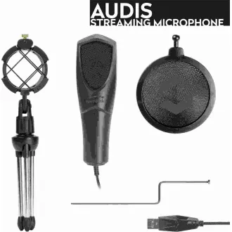 SPEED LINK mikrofon AUDIS Streaming Microphone, černá SPEED LINK mikrofon AUDIS Streaming Microphone, černá