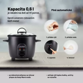 Lauben Rice Cooker 600BC - rýžovar Lauben Rice Cooker 600BC - rýžovar