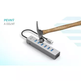 i-tec USB-C Charging Metal HUB 7 Port i-tec USB-C Charging Metal HUB 7 Port