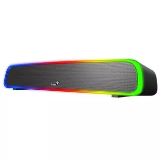 GENIUS reproduktory USB SoundBar 200BT/ Bluetooth/ 3, 5" jack/ 4W/ RGB/ černá GENIUS reproduktory USB SoundBar 200BT/ Bluetooth/ 3, 5" jack/ 4W/ RGB/ černá