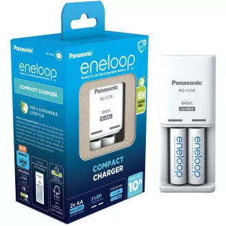 PANASONICNAB. KJ50MCC20E 2xAA ENELOOP N, 2000 mAh pro AA/AAA (Blistr 2ks + nab.) PANASONICNAB. KJ50MCC20E 2xAA ENELOOP N, 2000 mAh pro AA/AAA (Blistr 2ks + nab.)