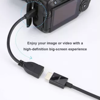 PremiumCord Flexi adaptér HDMI Typ A samice - micro HDMI Typ D samec pro ohebné zapojení PremiumCord Flexi adaptér HDMI Typ A samice - micro HDMI Typ D samec pro ohebné zapojení