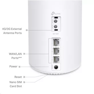 TP-Link Deco X50-4G (1-pack) WiFi6 Mesh (AX3000, 2, 4GHz/5GHz, 3xGbELAN/WAN, 4G LTE. 1xnanoSIM) TP-Link Deco X50-4G (1-pack) WiFi6 Mesh (AX3000, 2, 4GHz/5GHz, 3xGbELAN/WAN, 4G LTE. 1xnanoSIM)