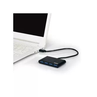 PORT HUB USB-A, 4x USB-A 3.0, černá PORT HUB USB-A, 4x USB-A 3.0, černá