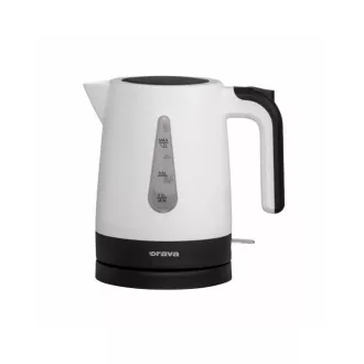 Orava VK-2015 rychlovarná konvice, 1200 W, 1.2 l, automatické vypnutí, bílá / černá Orava VK-2015 rychlovarná konvice, 1200 W, 1.2 l, automatické vypnutí, bílá / černá