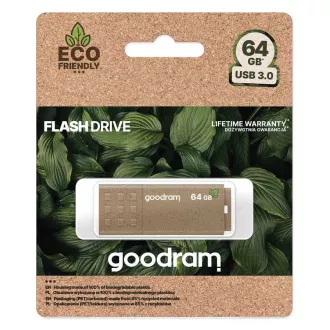 GOODRAM Flash Disk 64GB UME3, USB 3.0, ECO FRIENDLY GOODRAM Flash Disk 64GB UME3, USB 3.0, ECO FRIENDLY