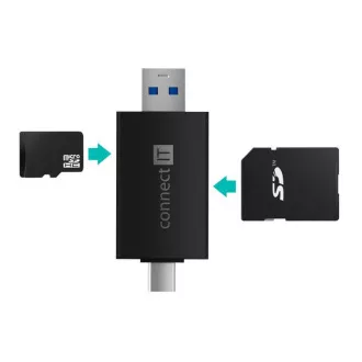 CONNECT IT čtečka karet USB-C/USB-A CONNECT IT čtečka karet USB-C/USB-A