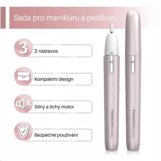 TOUCHBeauty 2035 Bruska na manikúru a pedikúru 3v1 TOUCHBeauty 2035 Bruska na manikúru a pedikúru 3v1