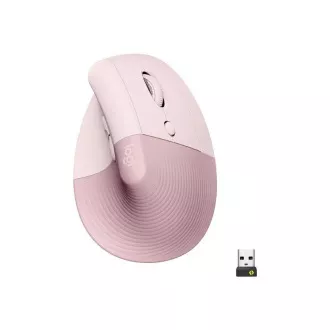 Logitech Lift Vertical Ergonomic Mouse for Business, Pink Logitech Lift Vertical Ergonomic Mouse for Business, Pink