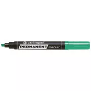 Značkovač Centropen 8576 permanent zelený klínový hrot 1-4,6mm