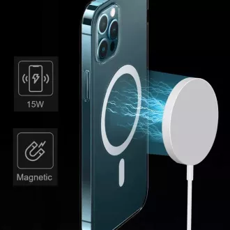 1stCOOL bezdrátová QI nabíječka 15W, přenosná, magnetická, MagSafe kompatibilní, bílá 1stCOOL bezdrátová QI nabíječka 15W, přenosná, magnetická, MagSafe kompatibilní, bílá