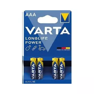 Varta LR03/4BP Longlife POWER (HIGH ENERGY) (Blistr 4ks) Varta LR03/4BP Longlife POWER (HIGH ENERGY) (Blistr 4ks)