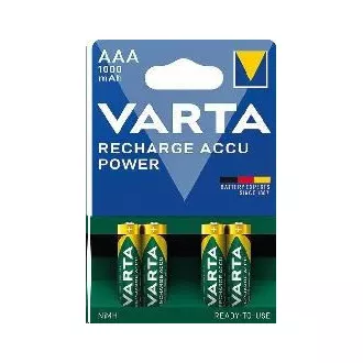 Varta LR03/4BP 1000 mAh Ready to use (Blistr 4ks) Varta LR03/4BP 1000 mAh Ready to use (Blistr 4ks)