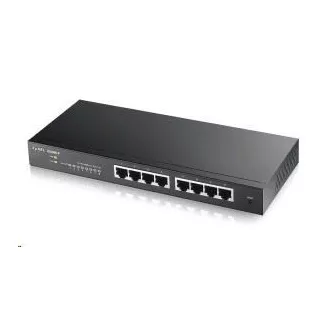 Zyxel GS1900-8 8-port Desktop Gigabit Web Smart switch: 8x Gigabit metal, IPv6, 802.3az (Green), fanless v2 Zyxel GS1900-8 8-port Desktop Gigabit Web Smart switch: 8x Gigabit metal, IPv6, 802.3az (Green), fanless v2
