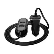 TRACER nabíječka do auta 12-24V Multicharge 3xUSB 7, 2A + PD 18W