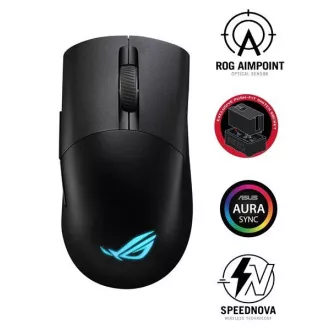ASUS myš ROG KERIS WIRELESS AIMPOINT (P709), RGB, Bluetooth, černá ASUS myš ROG KERIS WIRELESS AIMPOINT (P709), RGB, Bluetooth, černá
