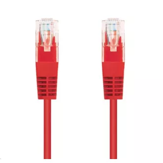 C-TECH kabel patchcord Cat5e, UTP, červený, 1m C-TECH kabel patchcord Cat5e, UTP, červený, 1m