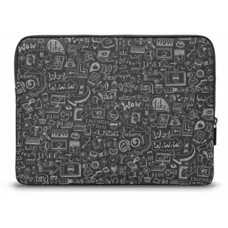 CONNECT IT Doodle pouzdro pro notebook 15.6", černá CONNECT IT Doodle pouzdro pro notebook 15.6", černá
