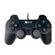 C-TECH gamepad Callon pro PC/PS3, 2x analog, X-input, vibrační, 1, 8m kabel, USB