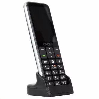 EVOLVEO EasyPhone LT, mobilní telefon pro seniory s nabíjecím stojánkem, černá EVOLVEO EasyPhone LT, mobilní telefon pro seniory s nabíjecím stojánkem, černá