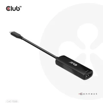 Club3D Adaptér USB-C na HDMI 8K60Hz/4K120Hz, Active Adapter M/F, PD 3.0, HDR10+ a DSC 1.2 Club3D Adaptér USB-C na HDMI 8K60Hz/4K120Hz, Active Adapter M/F, PD 3.0, HDR10+ a DSC 1.2