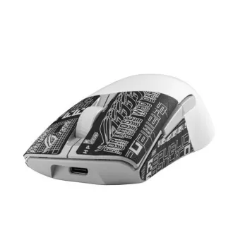 ASUS myš ROG KERIS WIRELESS AIMPOINT WHITE (P709), RGB, Bluetooth, bílá