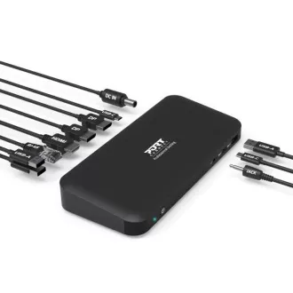 PORT dokovací stanice až pro 9 periferií přes USB-C, černá PORT dokovací stanice až pro 9 periferií přes USB-C, černá